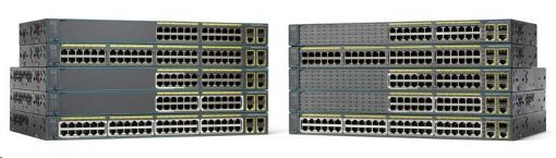 Obrázek Cisco Catalyst 2960+48TC-S, 48x10/100, 2xGbE SFP/RJ-45