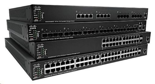 Obrázek Cisco switch SG550X-48MP, 48x10/100/1000, 2x10GbE SFP+/RJ-45, 2xSFP+, PoE