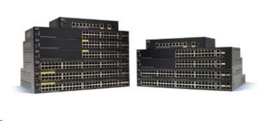 Obrázek Cisco switch SG350-10SFP-K9-EU - 8xSFP, 2xGbE/SFP