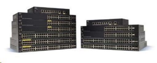 Obrázek Cisco switch SF350-24, 24x10/100, 2xGbE SFP/RJ-45, 2xSFP