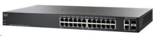 Obrázek Cisco switch SG220-26-RF, 24x10/100/1000, 2xGbE SFP/RJ-45 REFRESH