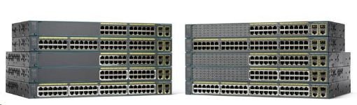 Obrázek Cisco Catalyst 2960+48TC-L, 48x10/100, 2xGbE SFP/RJ-45