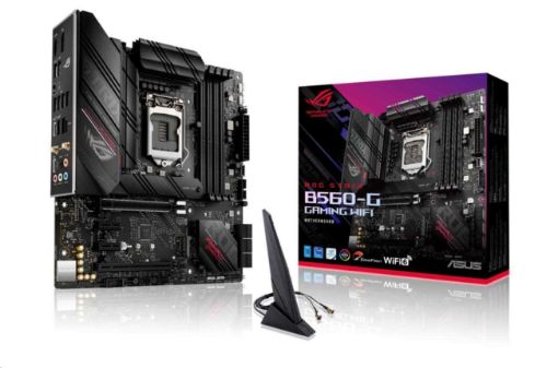 Obrázek ASUS MB Sc LGA1200 ROG STRIX B560-G GAMING WIFI, Intel B560, 4xDDR4, 1xDP, 1xHDMI, WI-FI, mATX