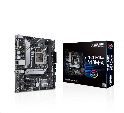 Obrázek ASUS MB Sc LGA1200 PRIME H510M-A, Intel H510, 2xDDR4, 1xDP, 1xHDMI, 1xVGA, mATX