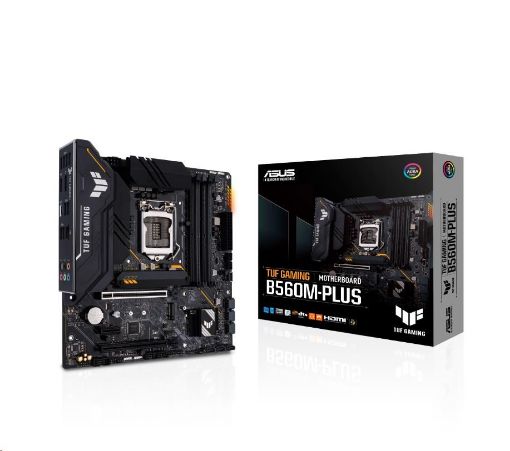 Obrázek ASUS MB Sc LGA1200 TUF GAMING B560M-PLUS, Intel B560, 4xDDR4, 1xDP, 1xHDMI, mATX