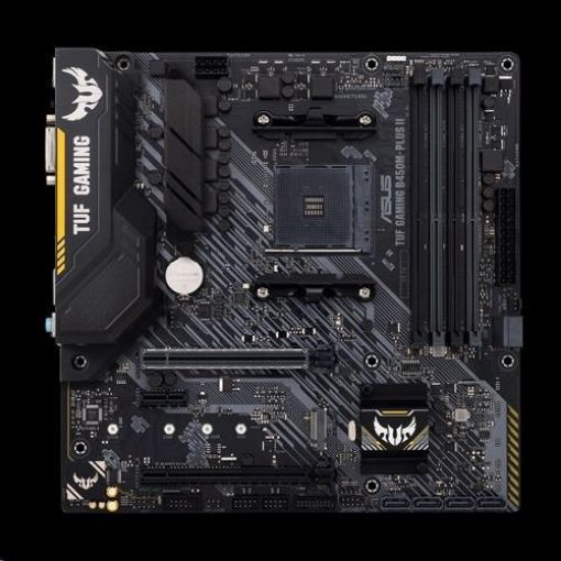 Obrázek ASUS MB Sc AM4 TUF GAMING B450M-PLUS II, AMD B450, 4xDDR4, 1xHDMI, 1xDVI, mATX