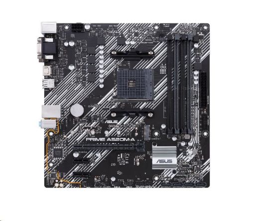 Obrázek ASUS MB Sc AM4 PRIME A520M-A, AMD A520, 4xDDR4, 1xHDMI, 1xDVI, 1xVGA, mATX