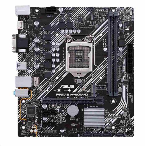 Obrázek ASUS MB Sc LGA1200 PRIME H410M-D, Intel H410, 2xDDR4, VGA, mATX