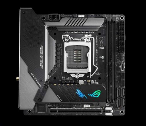 Obrázek ASUS MB Sc LGA1200 ROG STRIX Z490-I GAMING, Intel Z490, 2xDDR4, 1xDP, 1xHDMI, WI-FI, mini-ITX