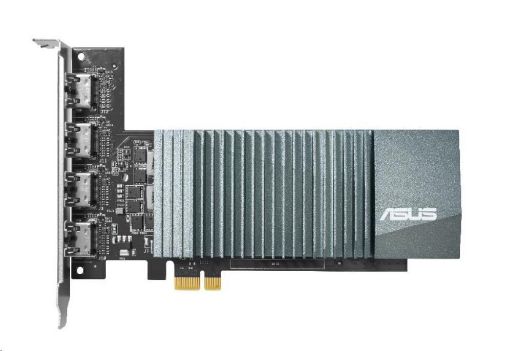 Obrázek ASUS VGA NVIDIA GeForce GT710-4H-SL-2GD5, GT 710 2GB GDDR5, 4xHDMI