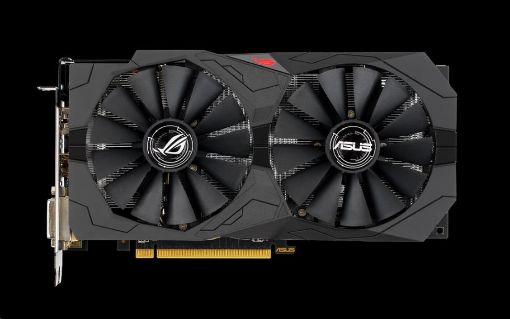 Obrázek ASUS VGA AMD ROG-STRIX-RX570-O8G-GAMING, RX 570, 8GB GDDR5, 2xDVI, 1xHDMI, 1xDP