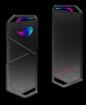 Obrázek ASUS ROG STRIX ARION SSD NVME AURA case, USB-C 3.2, M.2 NVMe SSD kovový box, délka 30-80 mm, AURA RGB