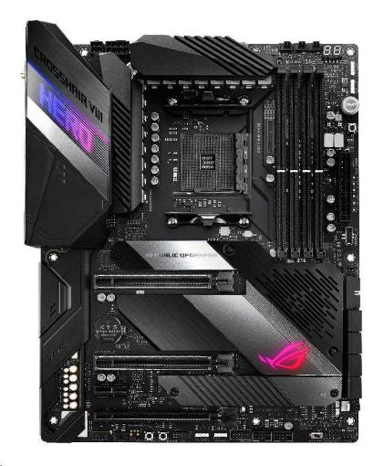 Obrázek ASUS MB Sc AM4 ROG CROSSHAIR VIII HERO (WI-FI), AMD X570, 4xDDR4, WI-FI