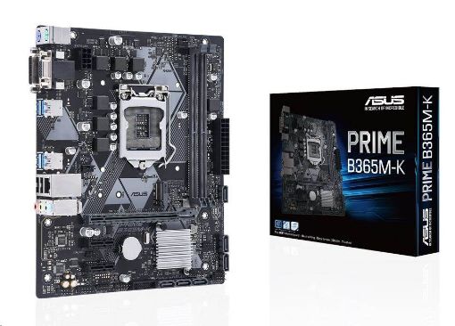 Obrázek ASUS MB Sc LGA1151 PRIME B365M-K, Intel B365, 2xDDR4, 1xDVI, 1xVGA, mATX