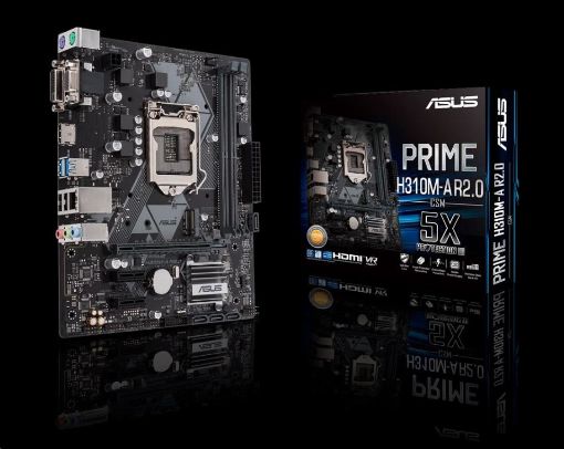 Obrázek ASUS MB Sc LGA1151 PRIME H310M-A R2.0/CSM (SW + PUR RMA), Intel H310, 2xDDR4, VGA, mATX