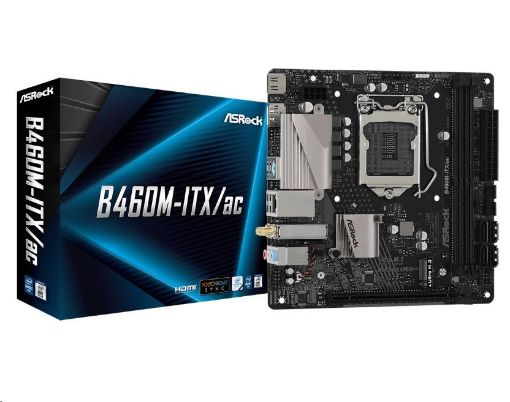 Obrázek ASRock MB Sc LGA1200 B460M-ITX/AC, Intel B460, 2xDDR4, VGA, miniITX, WIFI