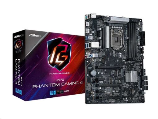 Obrázek ASRock MB Sc LGA1200 H570 PHANTOM GAMING 4, Intel H570, 4xDDR4, 1xDP, 1xHDMI