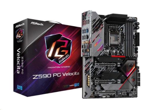 Obrázek ASRock MB Sc LGA1200 Z590 PG VELOCITA, Intel Z590, 4xDDR4, 1xDP, 1xHDMI, WI-FI