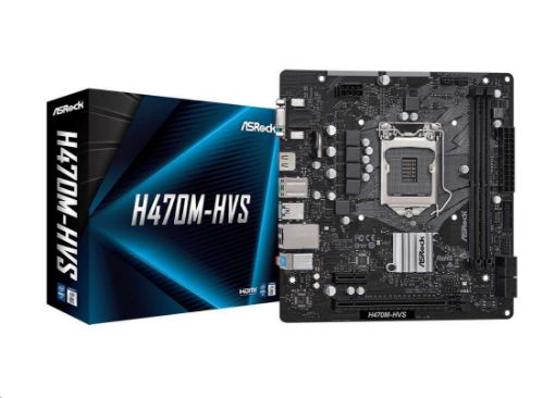 Obrázek ASRock MB Sc LGA1200 H470M-HVS, Intel H470, 2xDDR4, 1xHDMI, 1xVGA, mATX