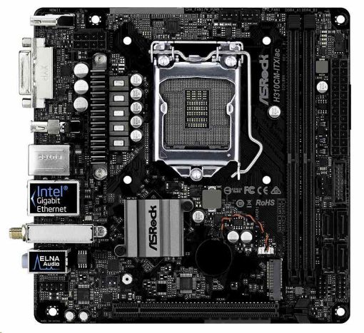 Obrázek ASRock MB Sc LGA1151 H310CM-ITX/ac, Intel H310, 2xDDR4, HDMI, DP