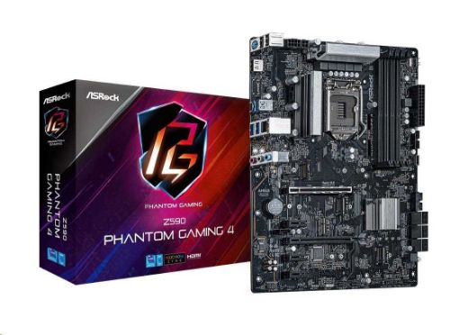 Obrázek ASRock MB Sc LGA1200 Z590 PHANTOM GAMING 4, Intel Z590, 4xDDR4, 1xHDMI