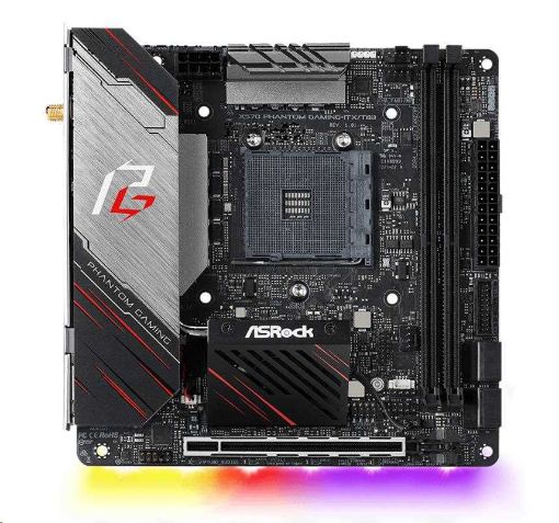 Obrázek ASRock MB Sc AM4 X570 Phantom Gaming-ITX/TB3, AMD X570, 2xDDR4, HDMI, DP, VGA