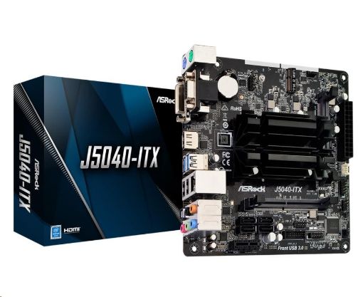 Obrázek ASRock MB Int.procesor J5040-ITX, 2xDDR4, VGA, mini-ITX