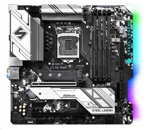 Obrázek ASRock MB Sc LGA1200 B460M Steel Legend ,Intel B460, 4xDDR4, HDMI, DP
