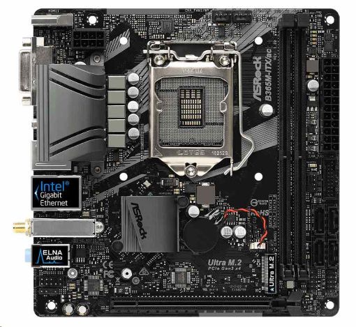 Obrázek ASRock MB Sc LGA1151 B365M-ITX/AC, Intel B365, 2xDDR4, HDMI, DP