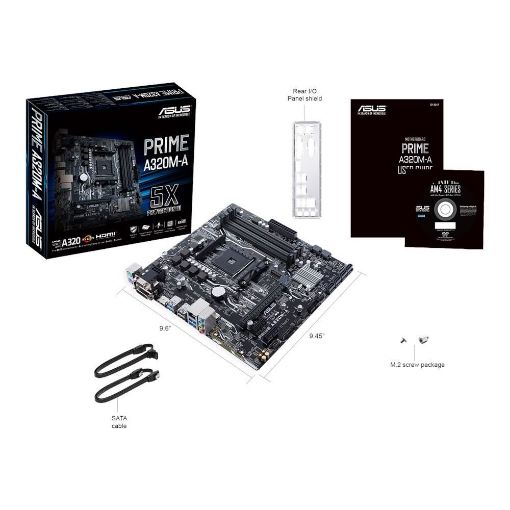 Obrázek ASUS MB Sc AM4 PRIME A320M-A, AMD A320, 4xDDR4, VGA, mATX