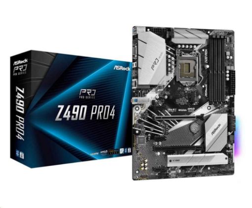 Obrázek ASRock MB Sc LGA1200 Z490 PRO4, Intel Z490, 4xDDR4, VGA