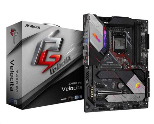 Obrázek ASRock MB Sc LGA1200 Z490 PG VELOCITA, Intel Z490, 4xDDR4, VGA