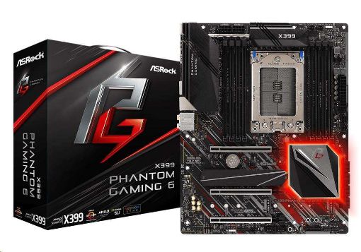 Obrázek ASRock MB Sc TR4 X399 PHANTOM GAMING 6, AMD X399, 8xDDR4, ATX