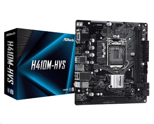 Obrázek ASRock MB Sc LGA1200 H410M-HVS, Intel H410, 2xDDR4, VGA, mATX