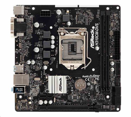 Obrázek ASRock MB Sc LGA1151 H310CM-DVS, Intel H310, 2xDDR4, VGA, mATX