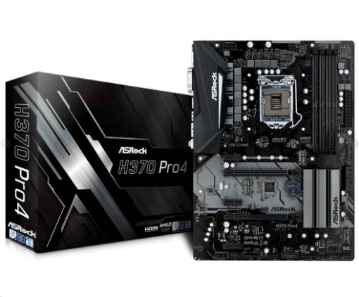 Obrázek ASRock MB Sc LGA1151 H370 Pro4, Intel H370, 4xDDR4, VGA