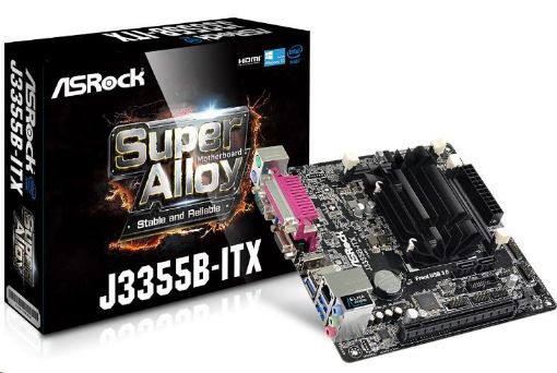 Obrázek ASRock MB Int.procesor J3355B, 2xDDR3/DDR3L SODIMM , VGA, mini-ITX