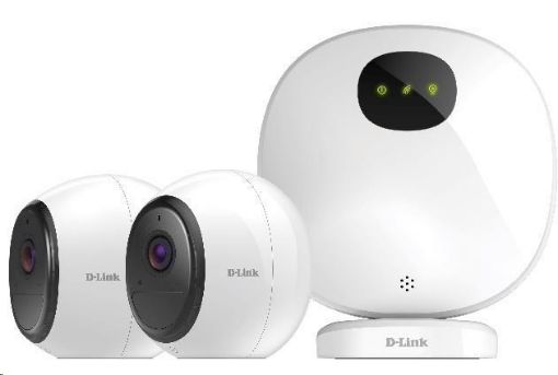 Obrázek Poškozený obal - D-Link DCS-2802KT mydlink™ Pro Wire-Free Camera Kit, 2x DCS-2800LH + 1x H100, bazar