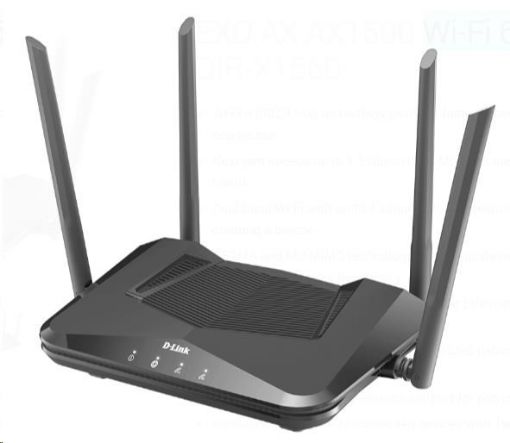 Obrázek D-Link DIR-X1560 Wireless AX1500 Wi-Fi 6 Router, 4x gigabit RJ45