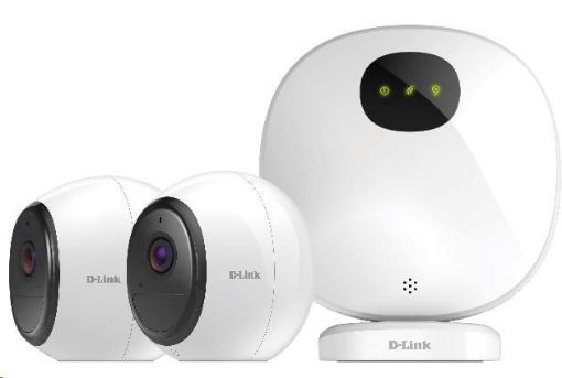 Obrázek D-Link DCS-2802KT mydlink™ Pro Wire-Free Camera Kit, 2x DCS-2800LH + 1x H100