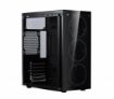Obrázek SPIRE skříň VISION 7022 RGB + 3x 12CM RGB FANS, Midi Tower, gaming, bez zdroje, Black