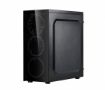 Obrázek SPIRE skříň VISION 7022 RGB + 3x 12CM RGB FANS, Midi Tower, gaming, bez zdroje, Black