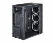 Obrázek SPIRE skříň VISION 7022 RGB + 3x 12CM RGB FANS, Midi Tower, gaming, bez zdroje, Black