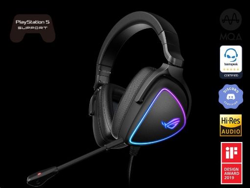 Obrázek ASUS sluchátka ROG DELTA S, Gaming Headset, černá