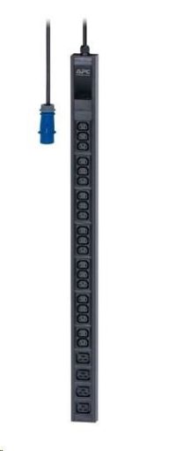 Obrázek APC Easy PDU, Basic, ZeroU, 16A, 230V, (20)C13 & (4)C19, IEC 309 16A 2P+E (3m)