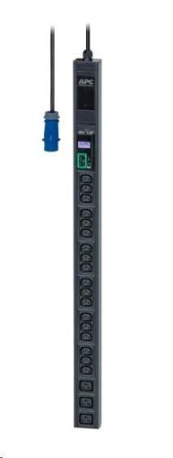 Obrázek APC Easy PDU, Metered, ZeroU, 16A, 230V, (18)C13 & (3)C19, IEC 309 16A 2P+E (3m)