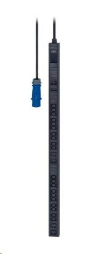 Obrázek APC Easy PDU, Basic, ZeroU, 32A, 230V, (20)C13 & (4)C19, IEC 309 32A 2P+E (3m)