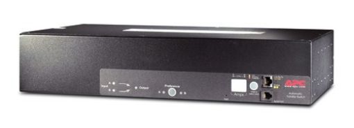 Obrázek APC Rack ATS, 230V, 32A, (16)C13 (2)C19 out, 2U, IEC 309 32A 2P+E (2) (2.44m)