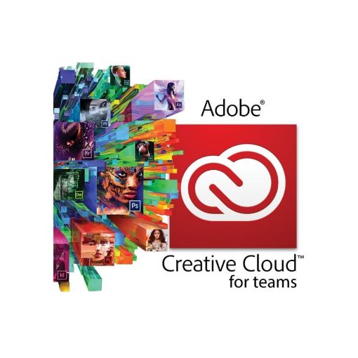 Obrázek Creative Cloud for teams All Apps with Adobe Stock  Team Licensing Subscription Renewal 1 Month 1-9 level