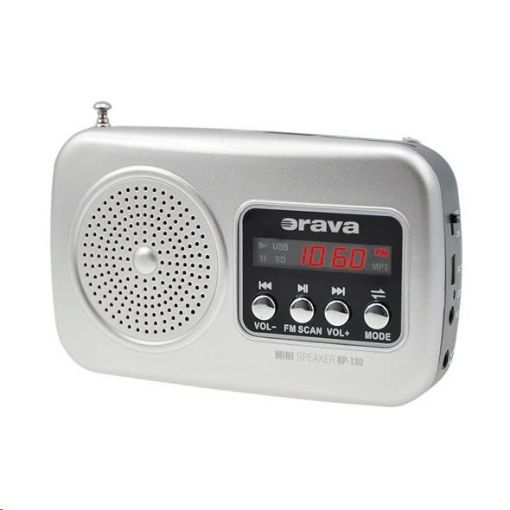 Obrázek Orava RP 130 silver rádio